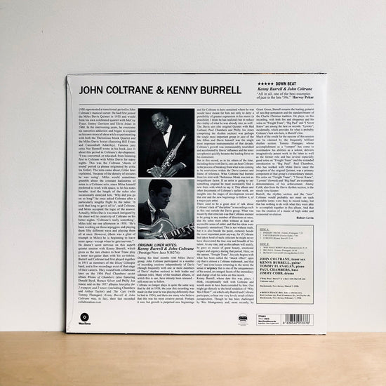 John Coltrane & Kenny Burrell. LP 180gram Yellow Vinyl [USA IMPORT]