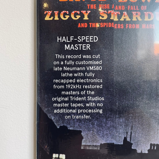 David Bowie - The Rise And Fall Of Ziggy Stardust. [LP] Half-Speed Master Edition