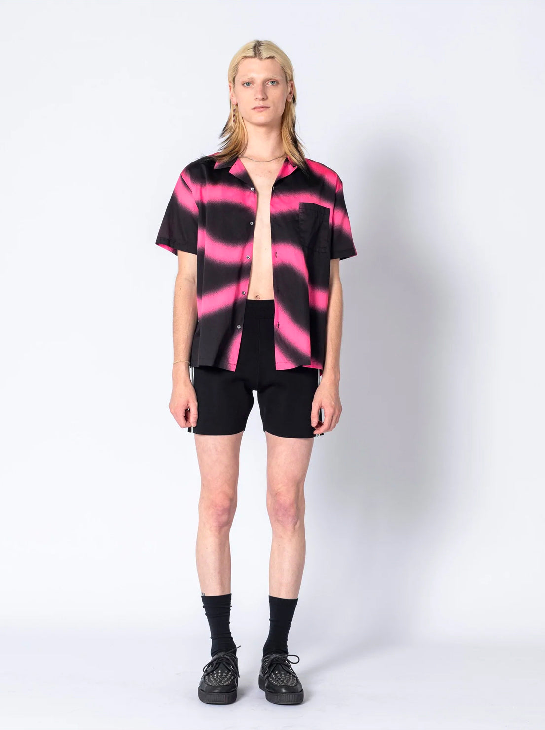 Load image into Gallery viewer, Double Rainbouu - Hawaiian Shirt - Amnesia Pink

