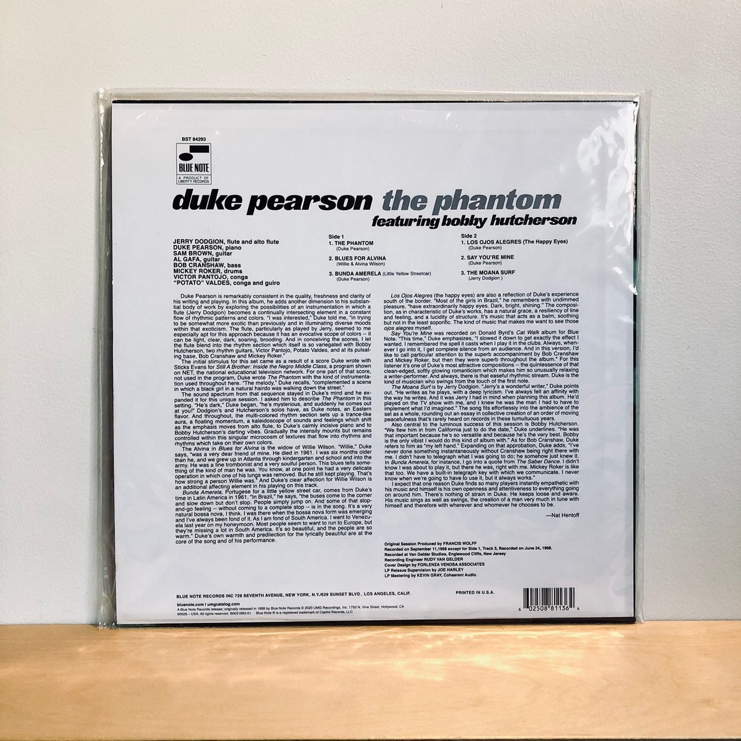 Duke Pearson - The Phantom. LP [Tone Poet Series]