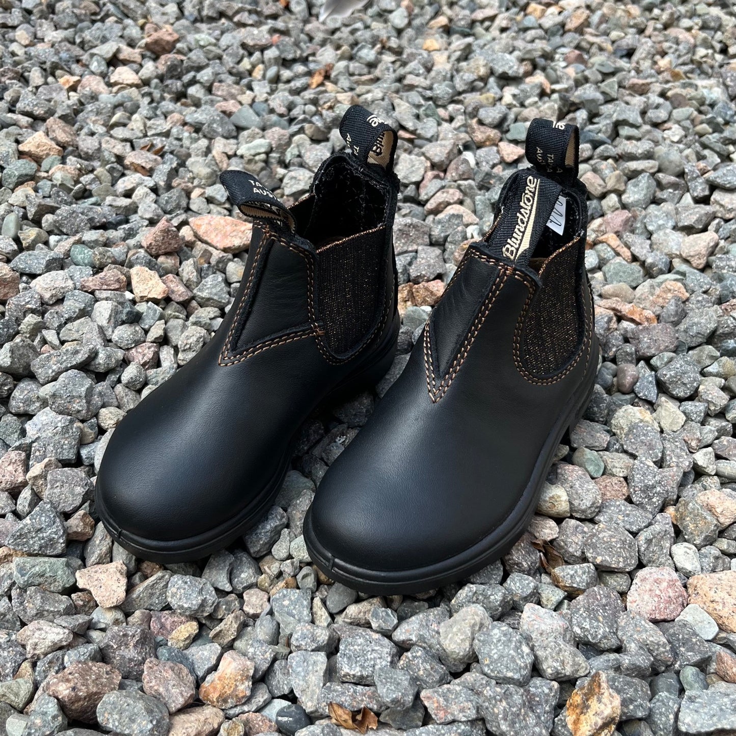 Blundstone - 1992 Kids Chelsea Boot - Black / Gold Glitter