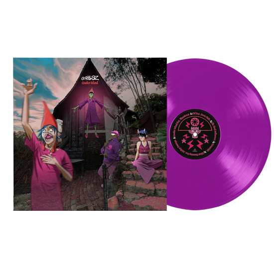 Gorillaz - Cracker Island. LP [Limited Edition Neon Purple Vinyl]