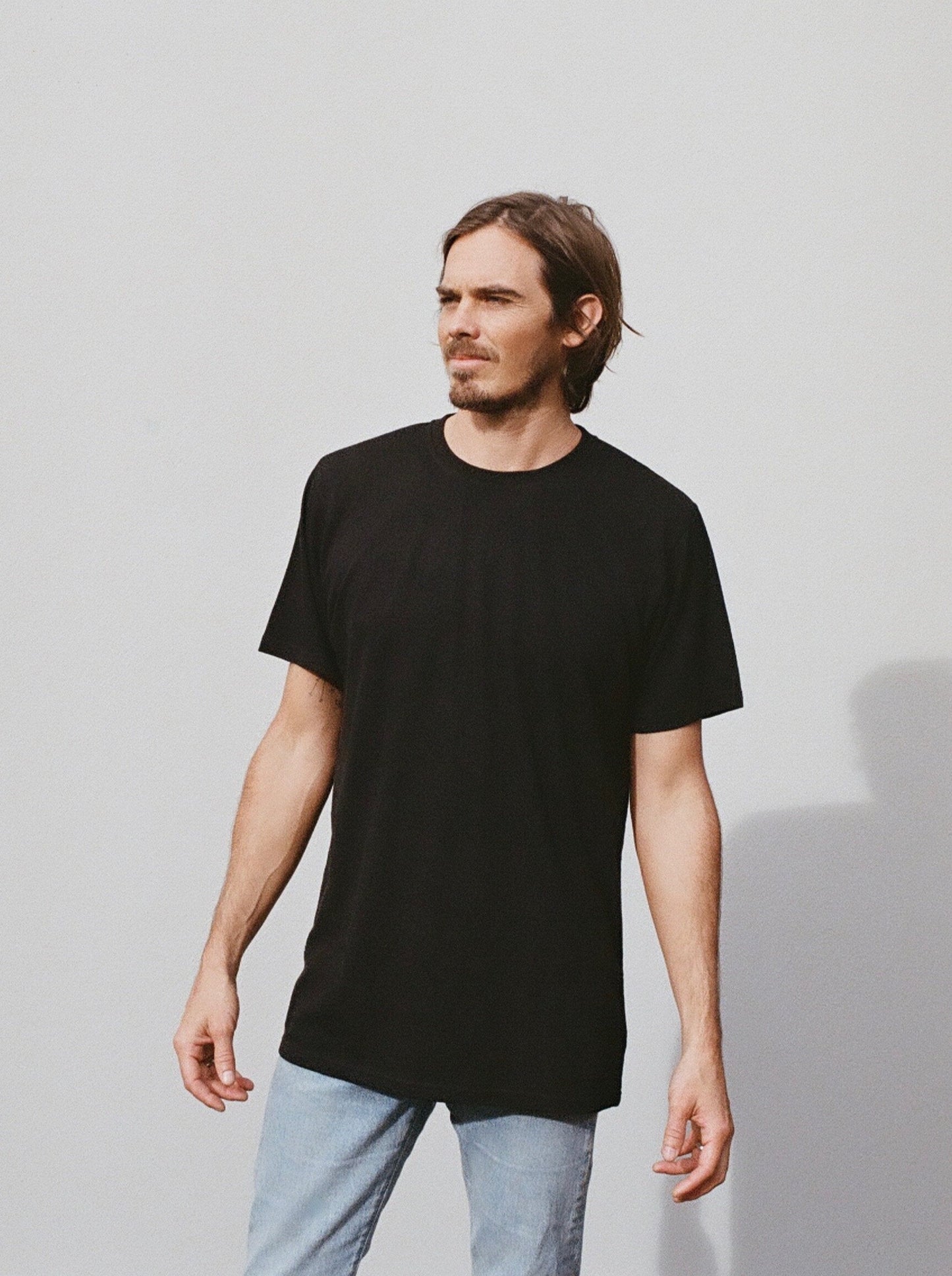 Hemp Clothing Australia - Mens Classic T-Shirt - Black