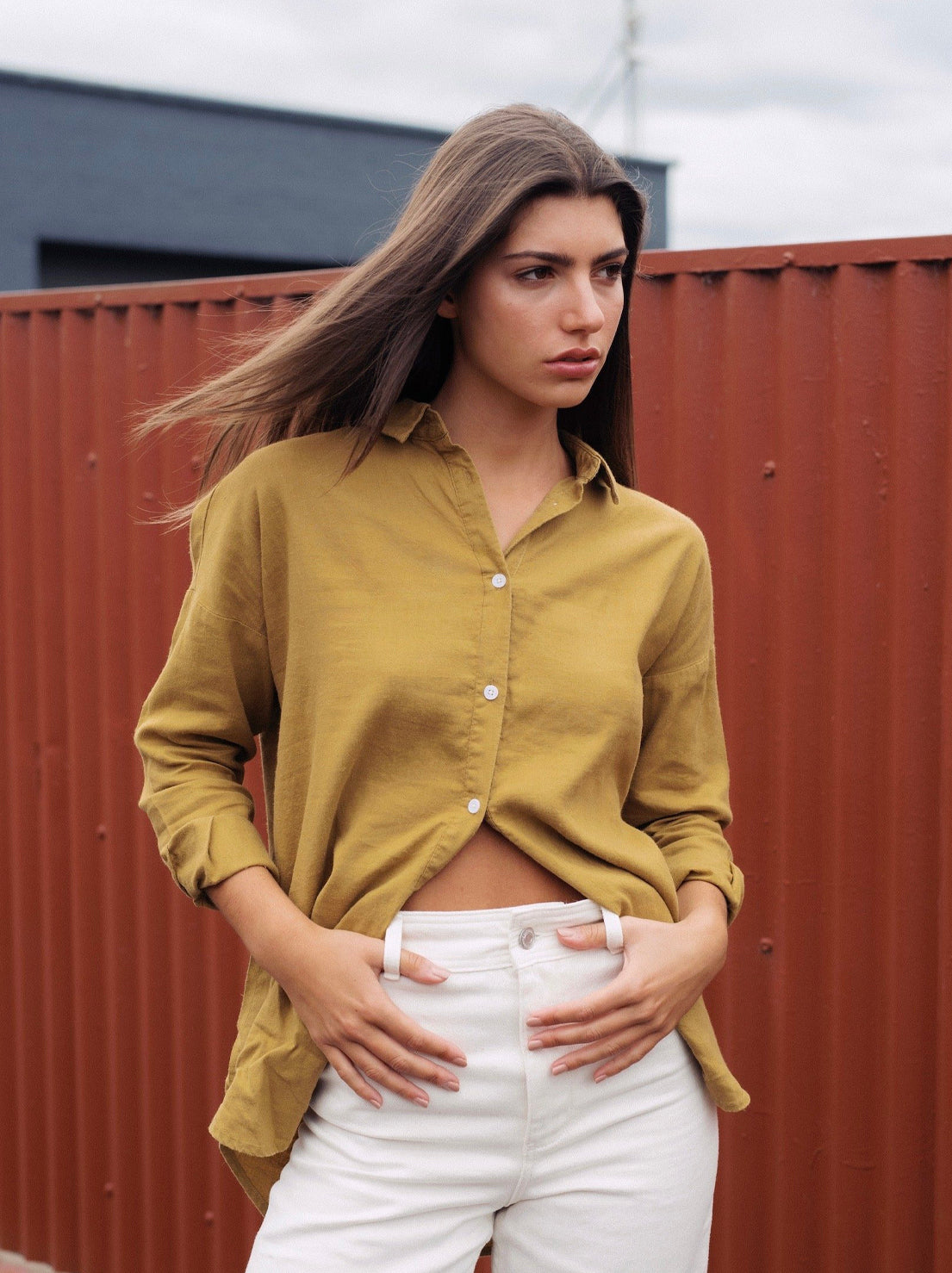 Hemp Clothing Australia - Stirling Shirt - Willow