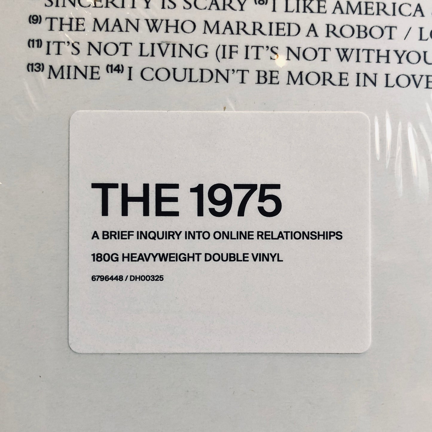 The 1975 - A Brief Inquiry Into Online Relationships. LP