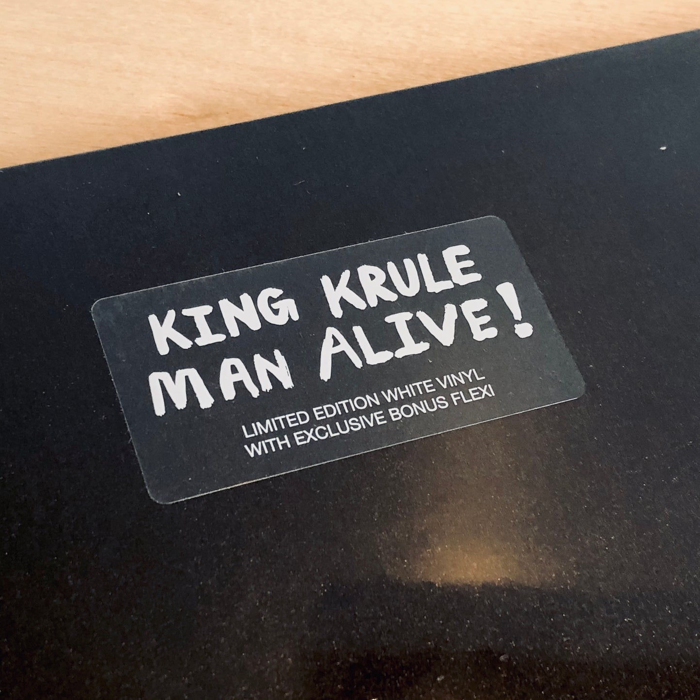 King Krule - Man Alive. LP [Indies Only Ltd First Pressing White Vinyl + Flexi Disc]