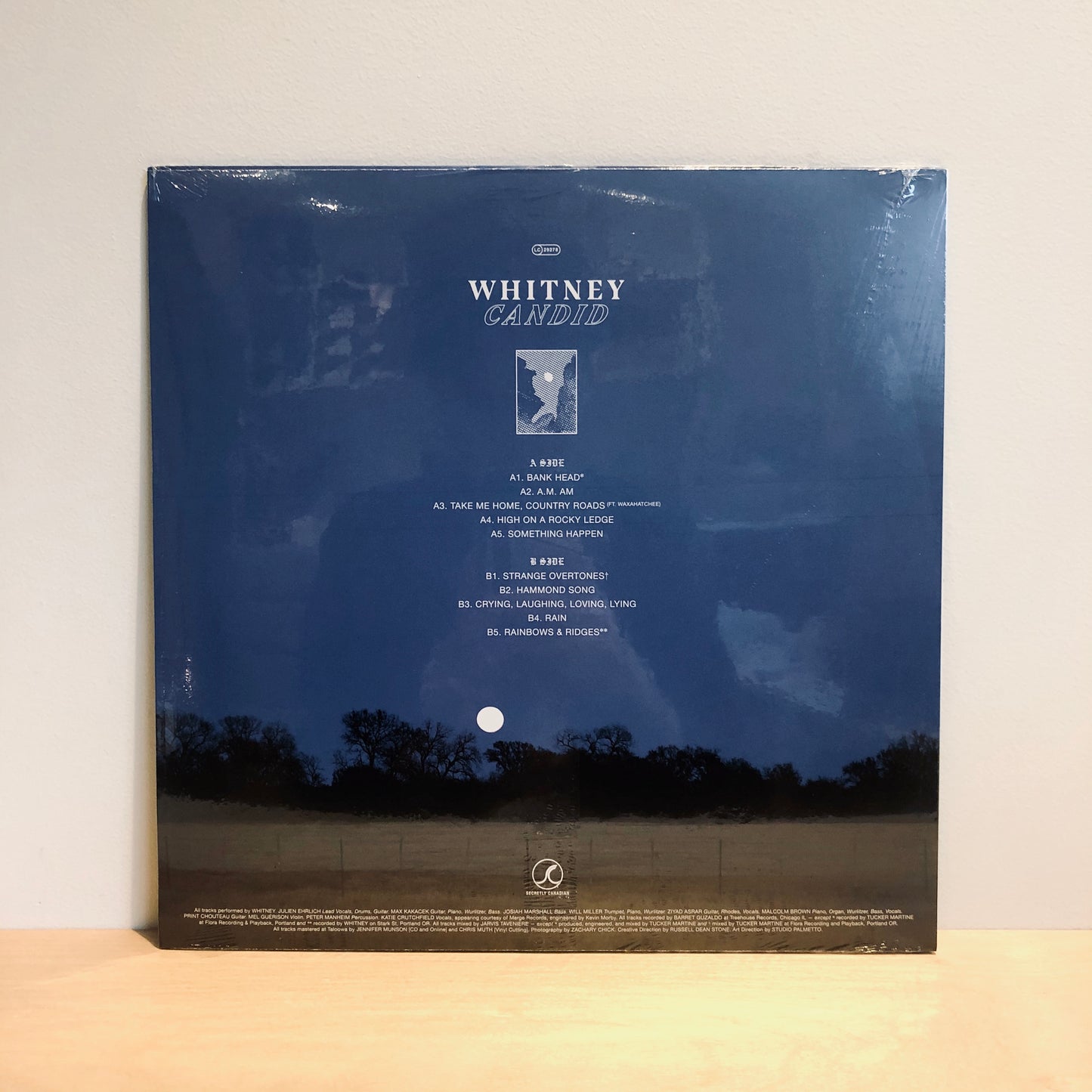 Whitney - Candid. LP [Limited Clear Blue Vinyl Edition]