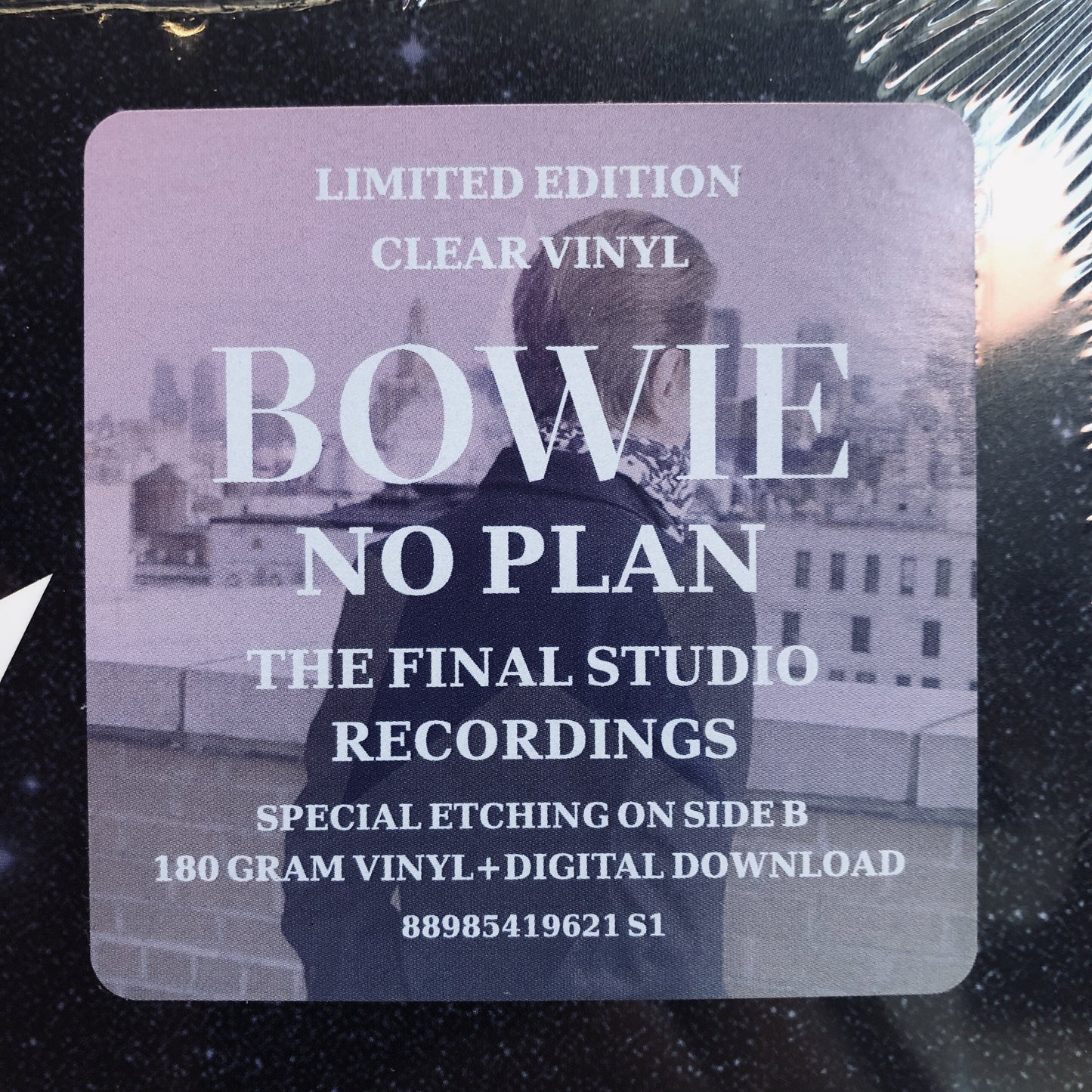 David Bowie - No Plan - EP 12" [180gram on clear vinyl w/ etching on B-side]