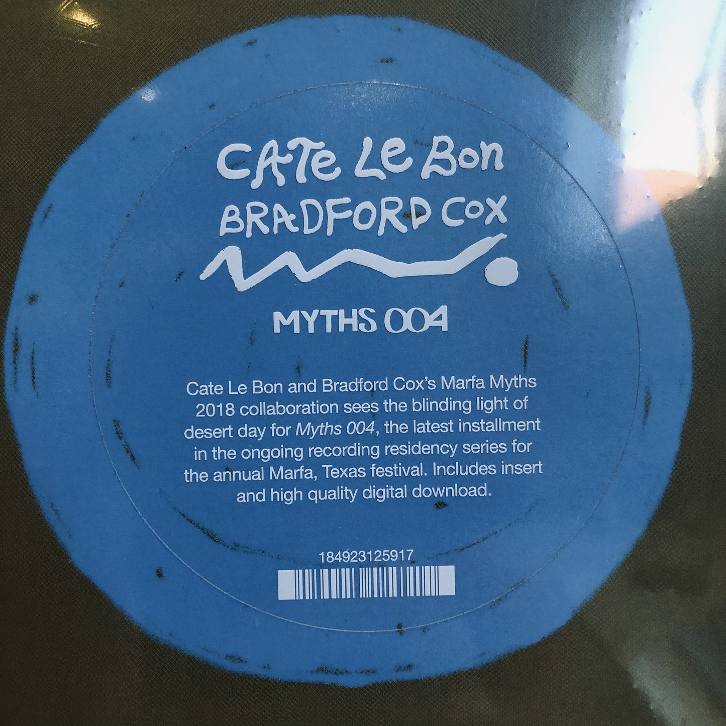 Cate Le Bon & Bradford Cox - Myths 004 LP