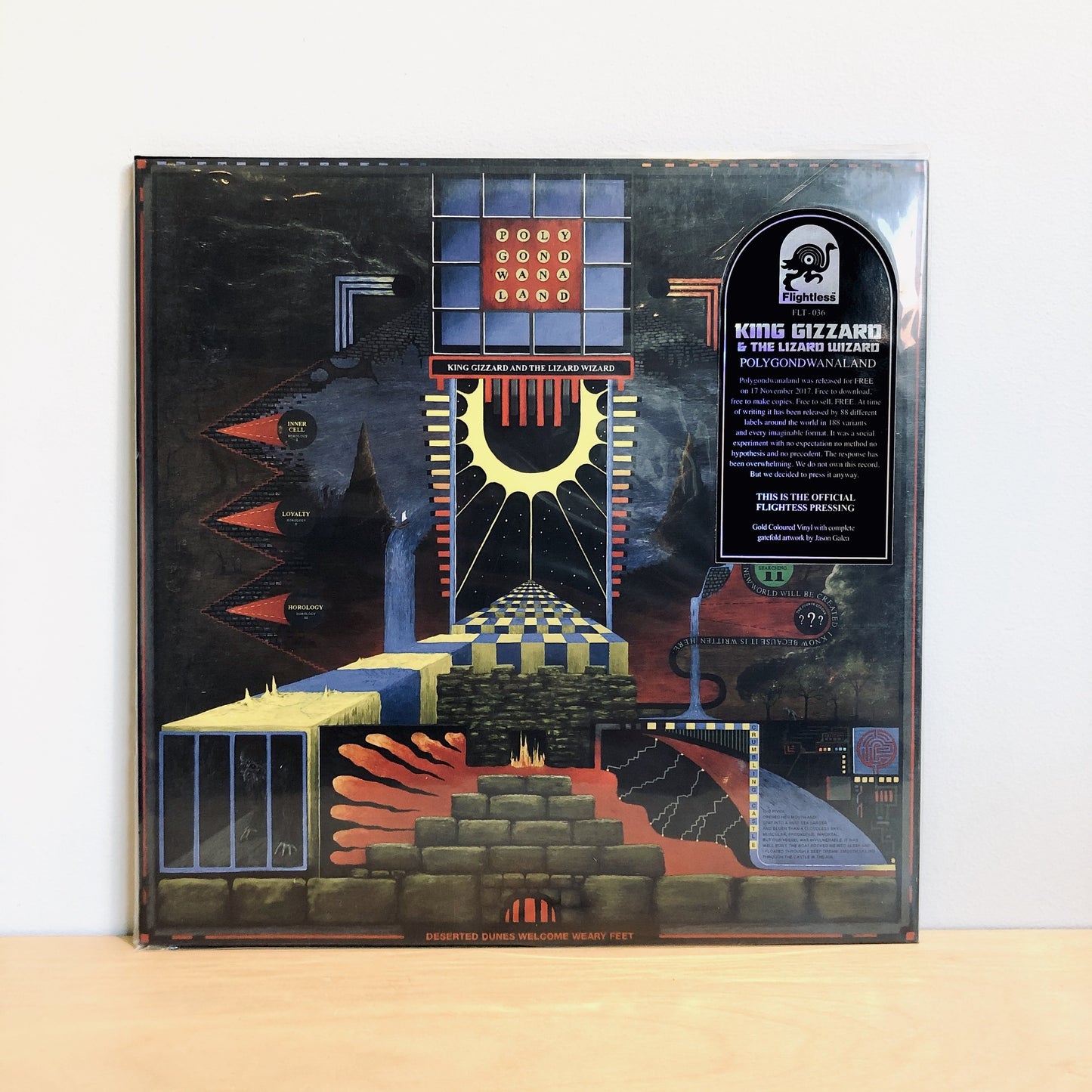 King Gizzard & The Lizard Wizard - POLYGONDWANALAND. LP [Limited Edition Gold Pressing]