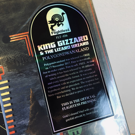 King Gizzard & The Lizard Wizard - POLYGONDWANALAND. LP [Limited Edition Gold Pressing]