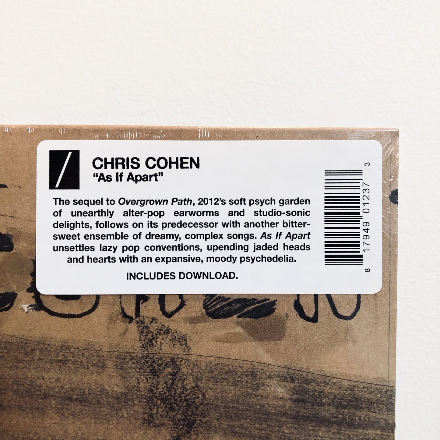 Chris Cohen - As If Apart. LP