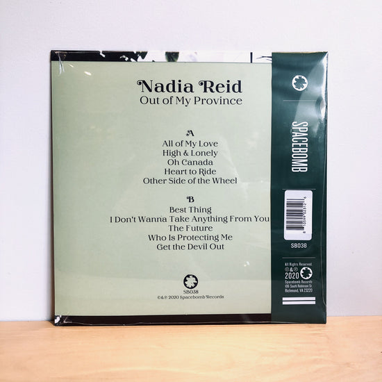 Nadia Reid - Out Of My Province. LP