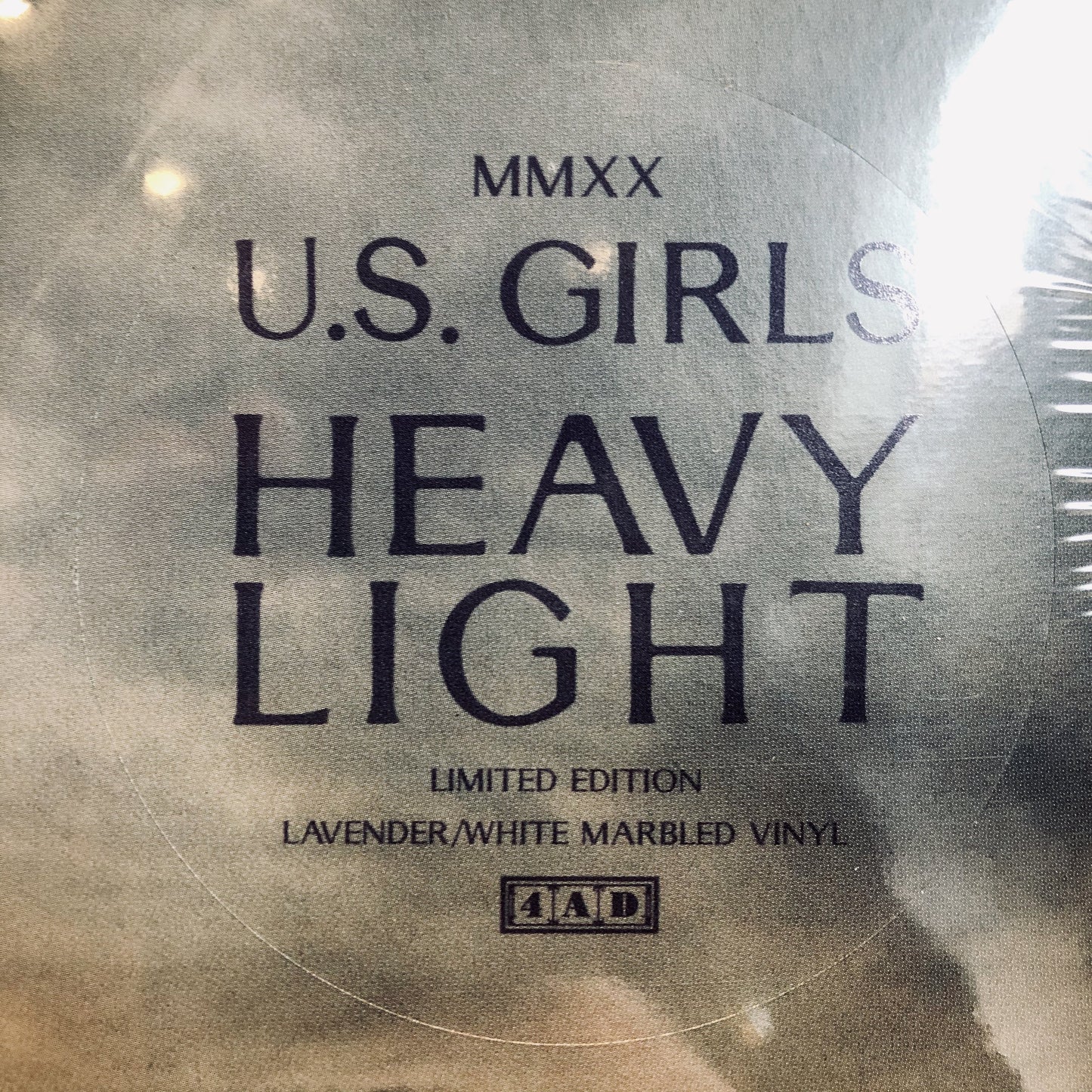 U.S. Girls - Heavy Light. LP (Indie Exclusive Lavender & White Splatter Vinyl)