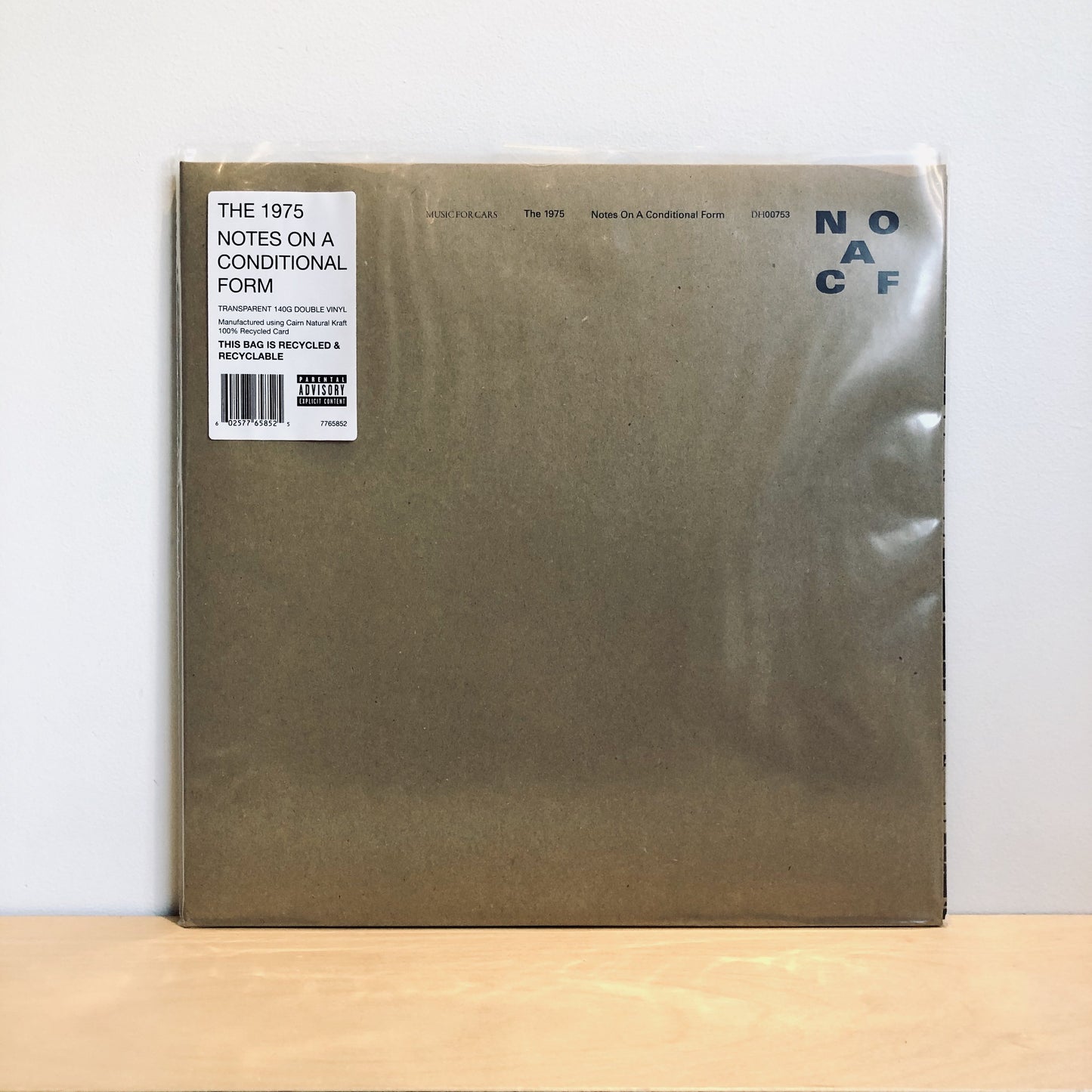 The 1975 - Notes On A Conditional Form. LP [Limited Indies-only Clear Vinyl Edition]