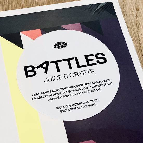 Battles - Juice B Crypts. 2LP [Limited Transparent Vinyl