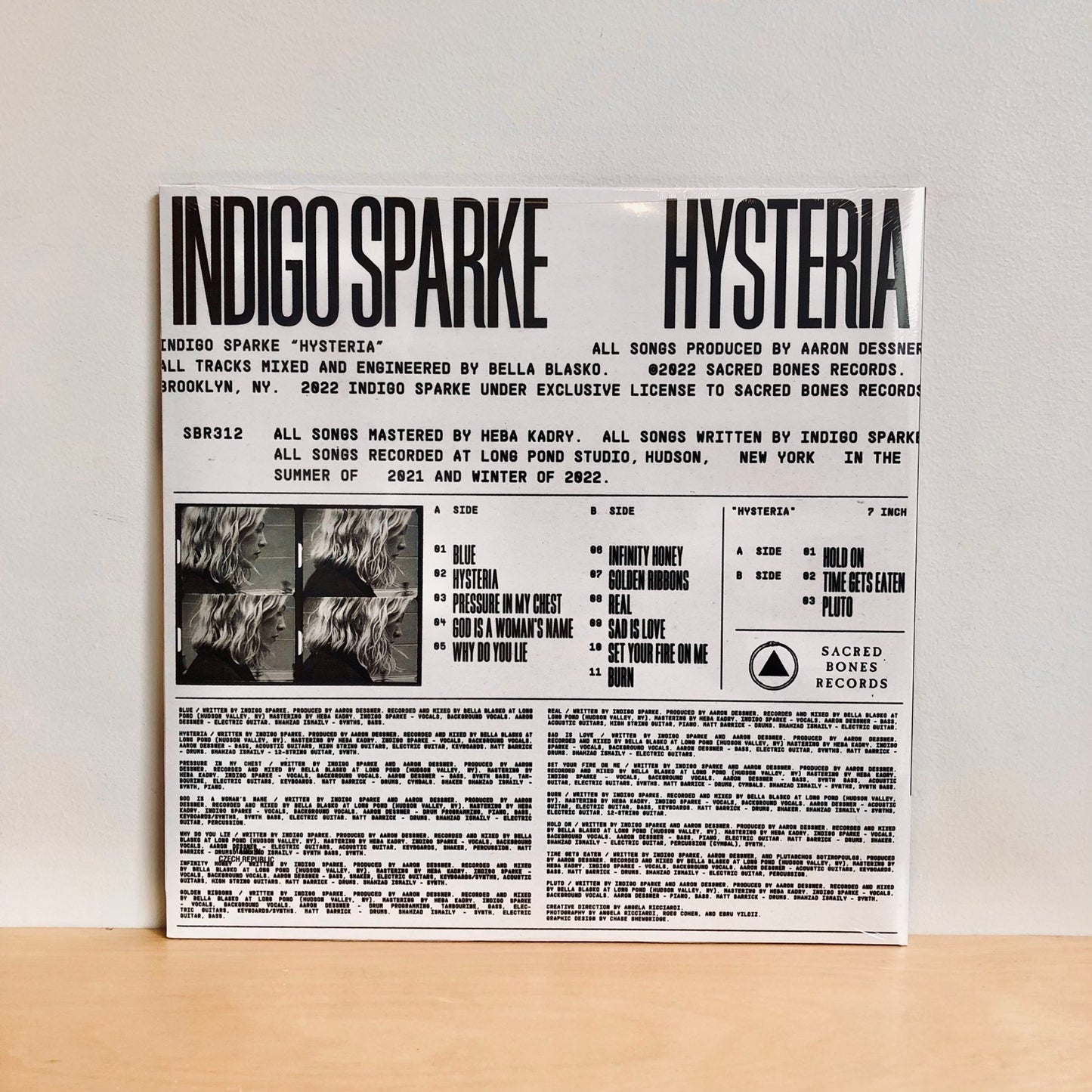 Indigo Sparke - Hysteria. LP [Transparent Cloudy Vinyl]