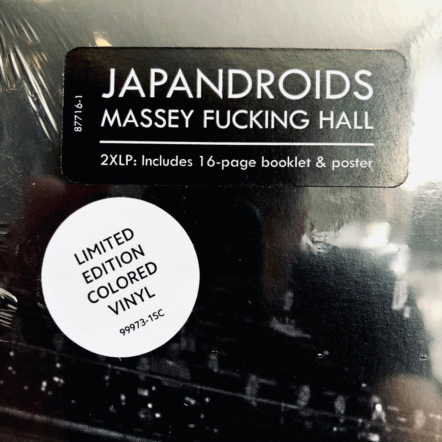 Japandroids - Massey Fucking Hall. 2LP [Ltd Ed. Cherry Bomb Splash Vinyl]