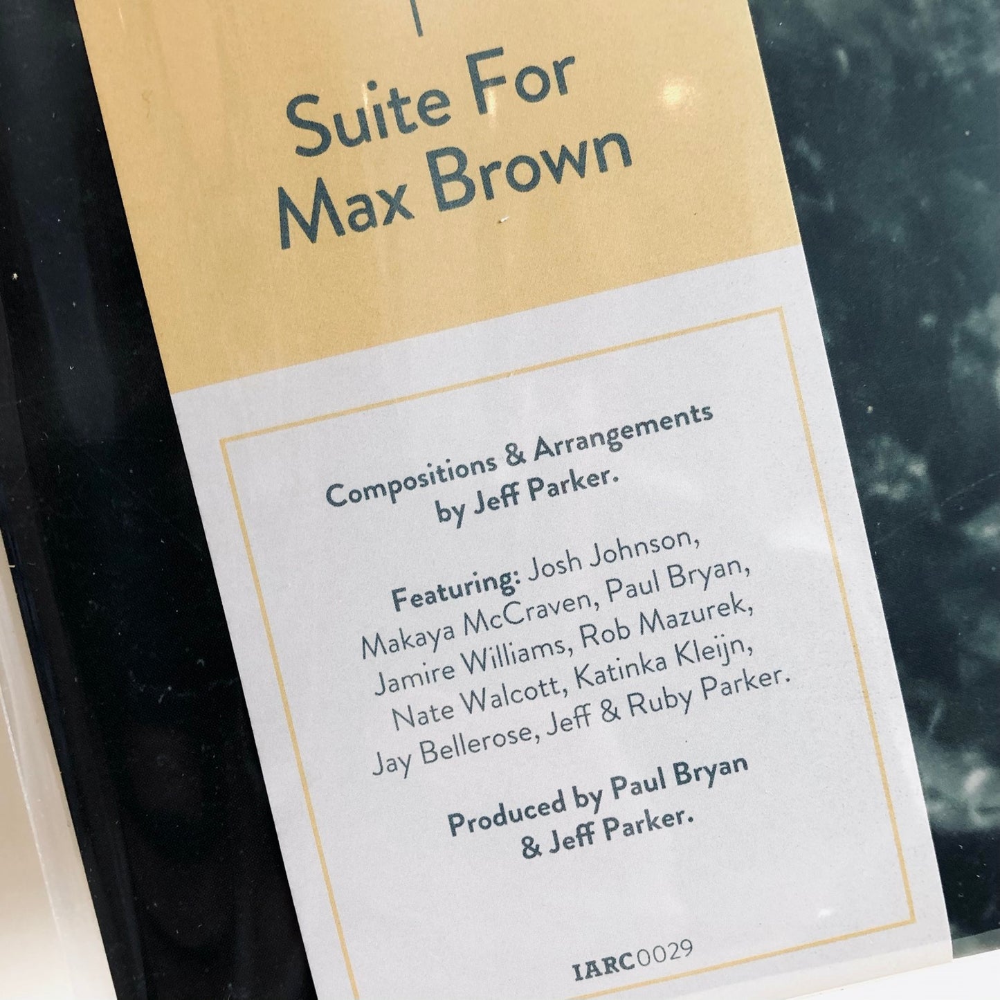 Jeff Parker - Suite For Max Brown. LP (Pressed at Pallas, Germany]