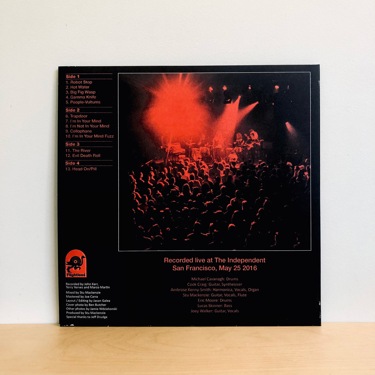 King Gizzard & The Lizard Wizard - Live In SF '16. 2LP [Ltd Ed. Glow In The Dark Panhandle Sleeve]