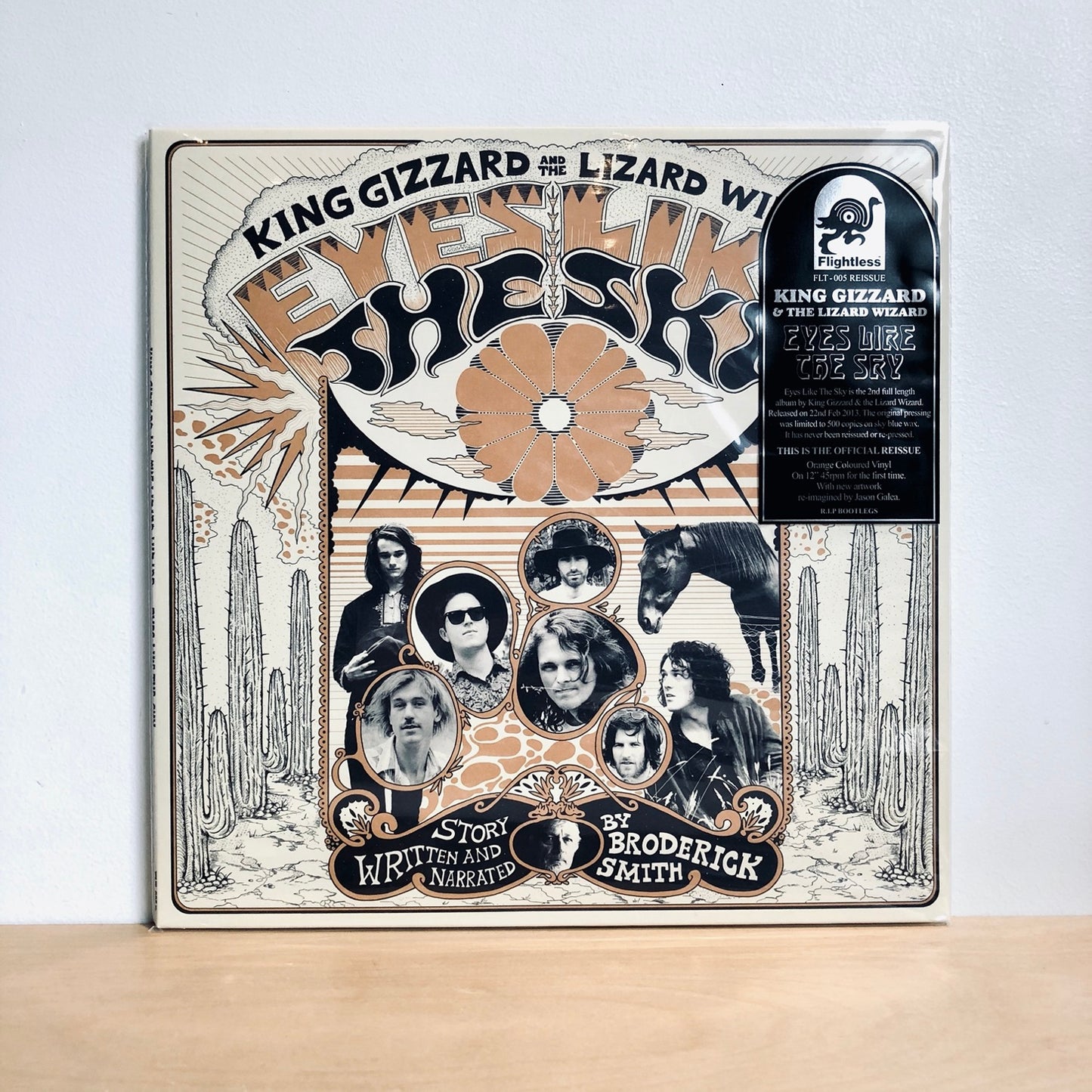 King Gizzard & The Lizard Wizard - Eyes Like The Sky. [Limited Edition Halloween Orange Vinyl - Reissue]