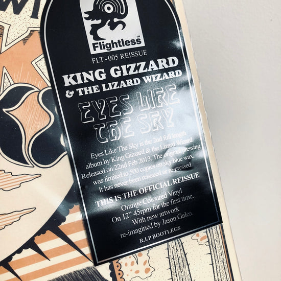 King Gizzard & The Lizard Wizard - Eyes Like The Sky. [Limited Edition Halloween Orange Vinyl - Reissue]