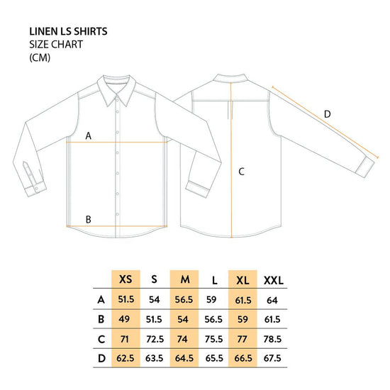 Mr Simple - Linen LS Shirt - Navy