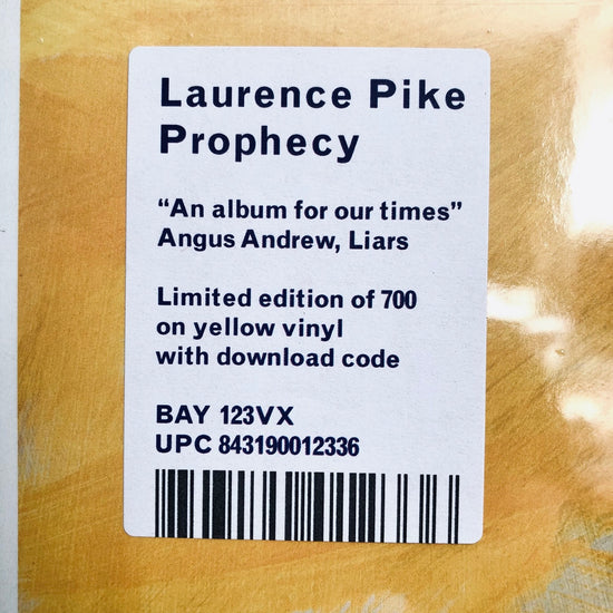 Laurence Pike - Prophecy. LP (Indie Exclusive Yellow Vinyl Edition)