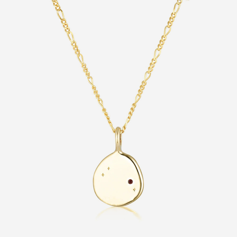Linda Tahija - Zodiac Cable Necklace - Aries - Gold Plated