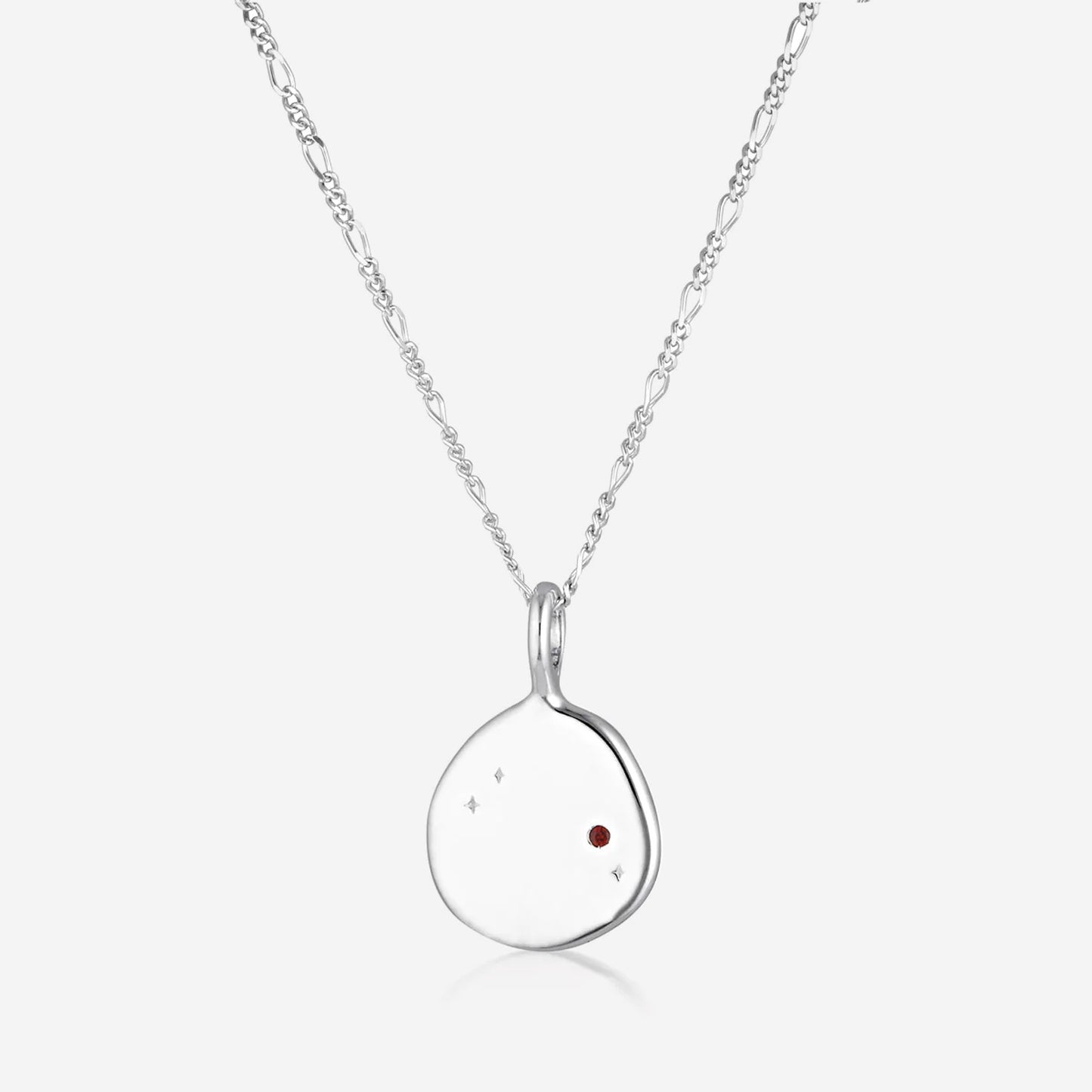 Linda Tahija - Zodiac Cable Necklace - Aries - Sterling Silver
