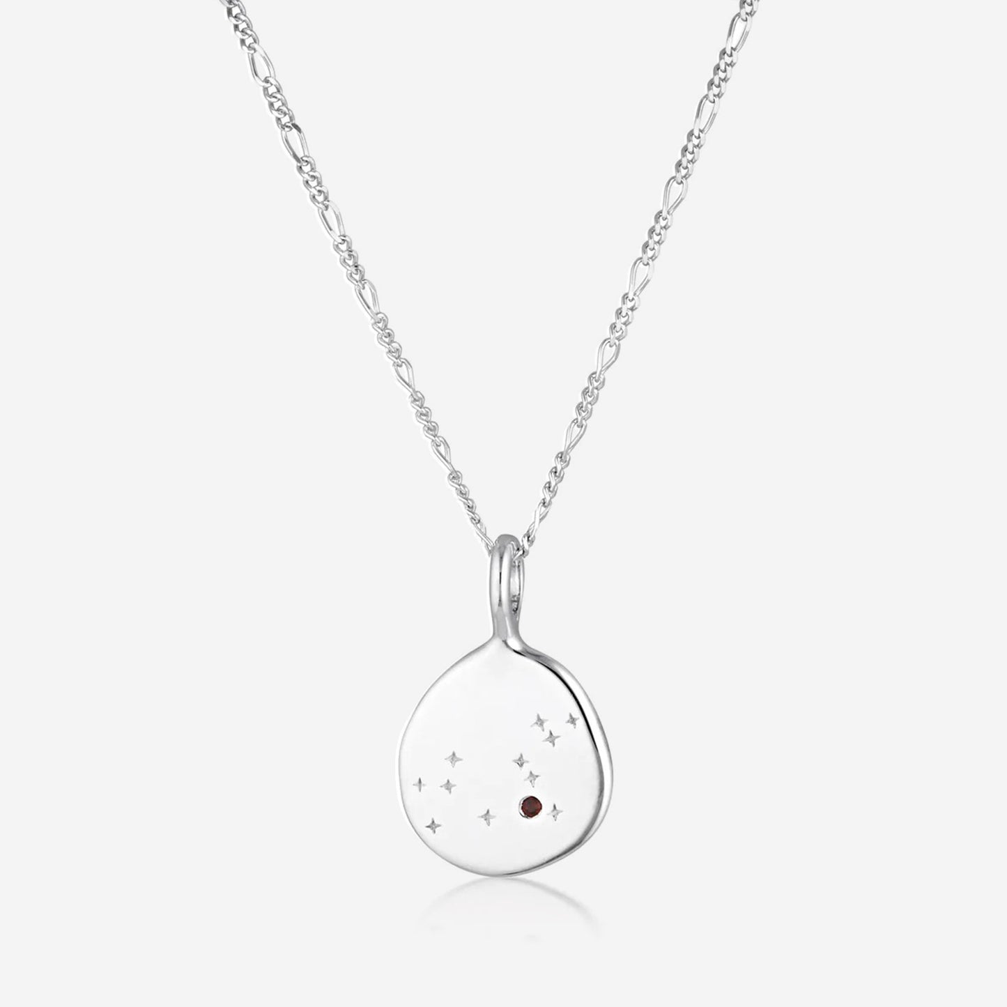 Linda Tahija - Zodiac Cable Necklace - Leo - Sterling Silver