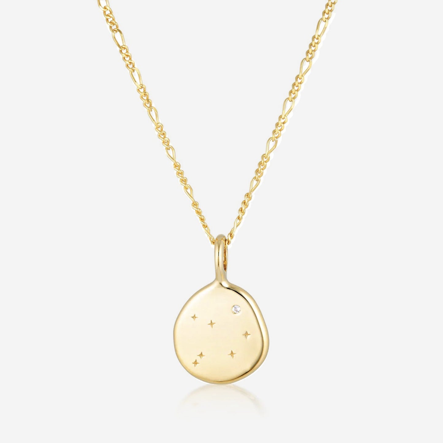 Linda Tahija - Zodiac Cable Necklace - Libra - Gold Plated