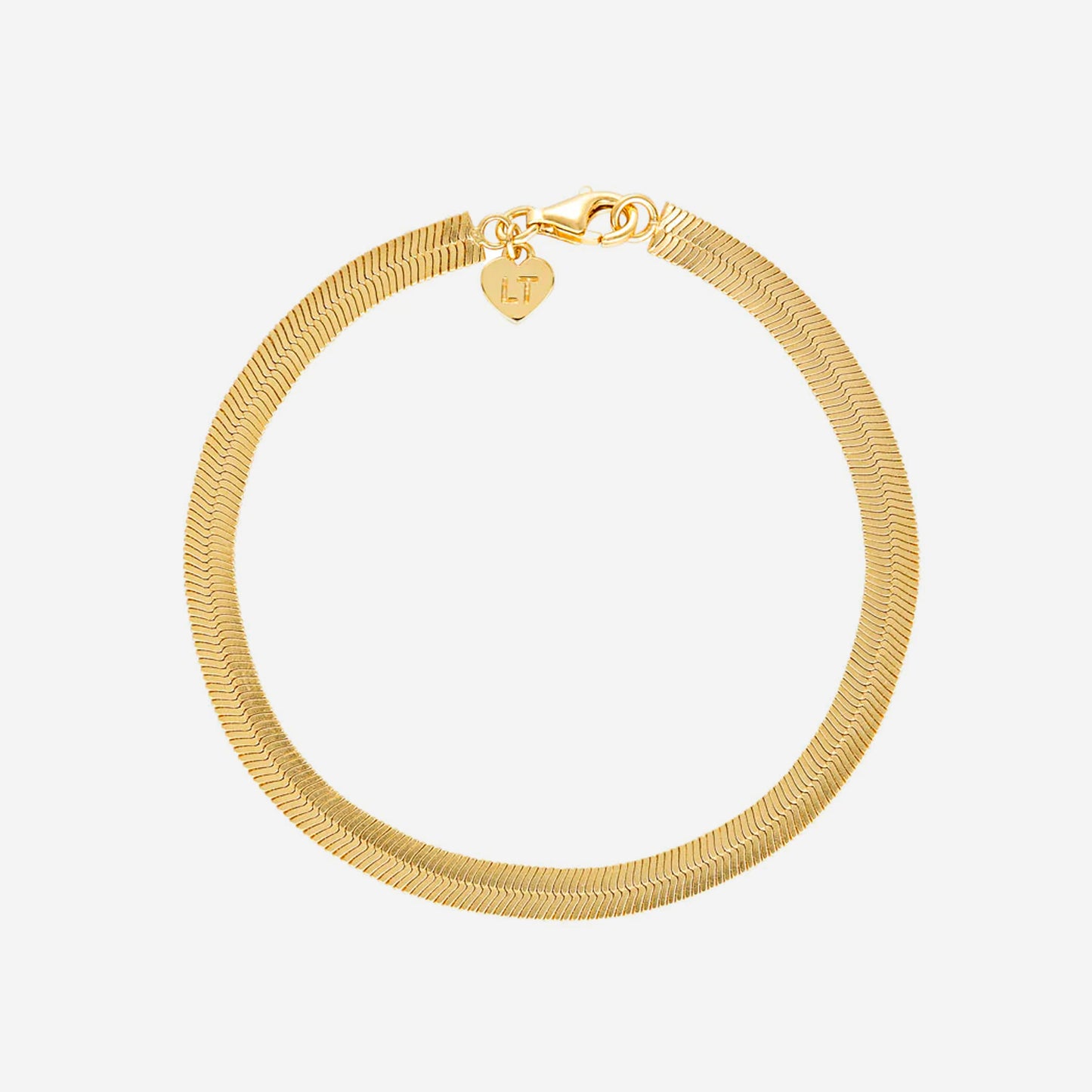 Linda Tahija - Herringbone Chain Bracelet - Gold Plated