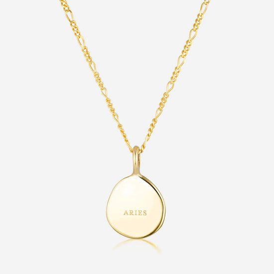 Linda Tahija - Zodiac Cable Necklace - Aries - Gold Plated