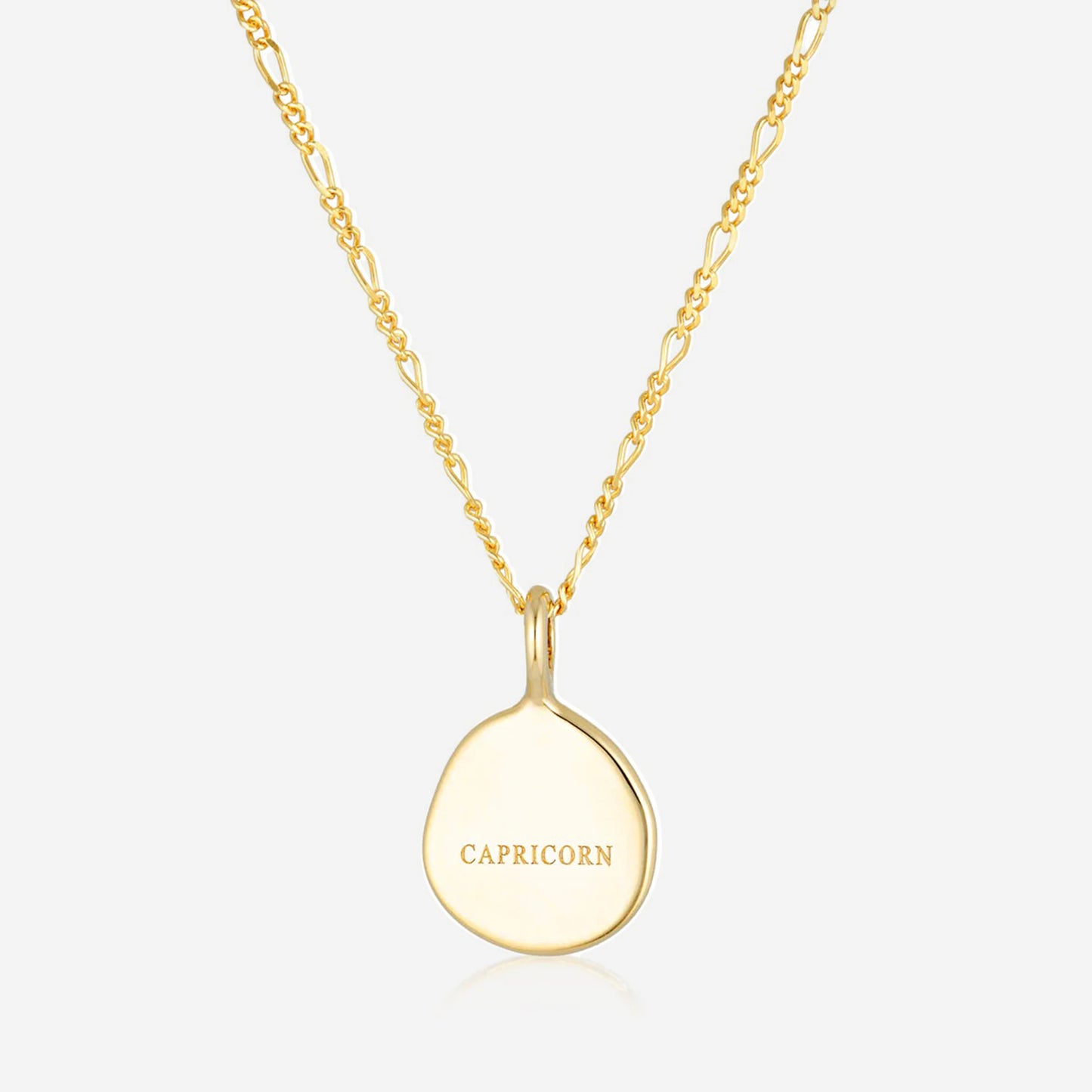 Load image into Gallery viewer, Linda Tahija - Zodiac Cable Necklace - Capricorn - Gold Plated

