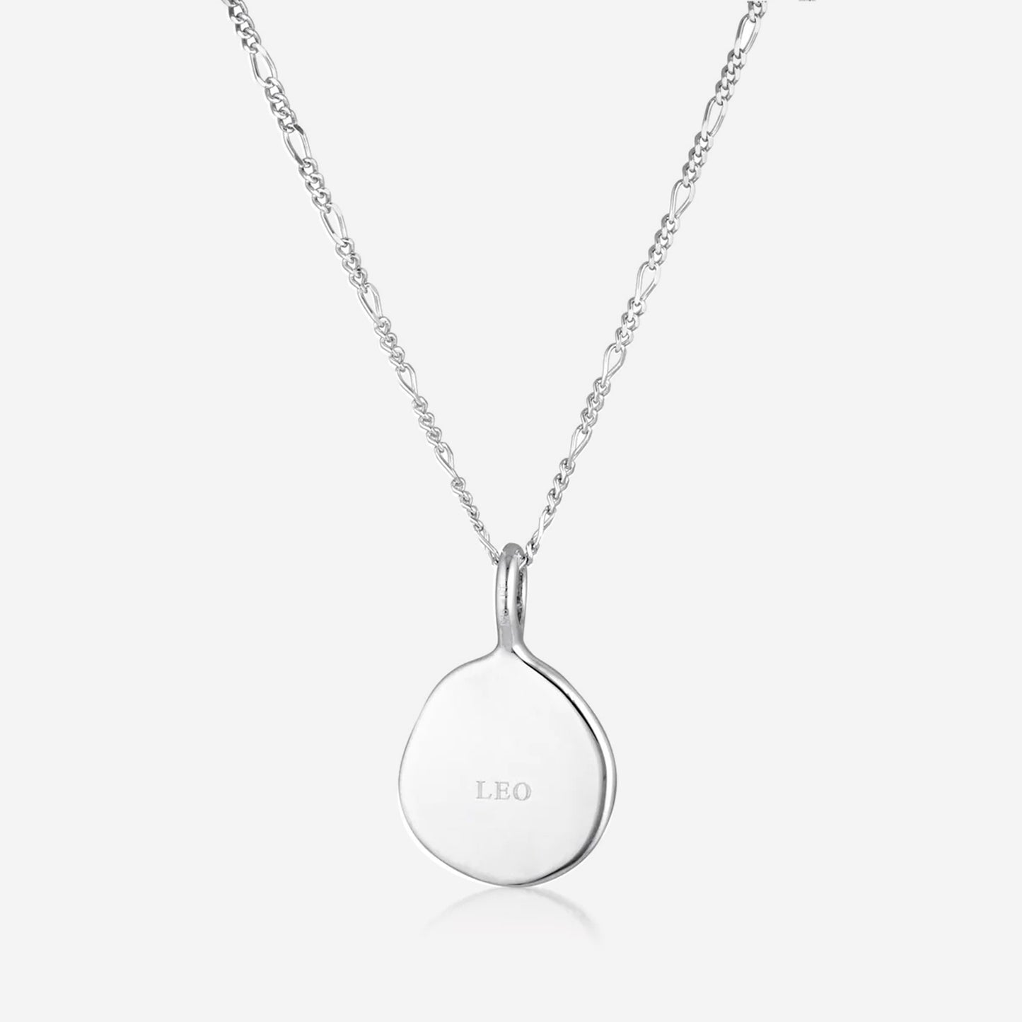 Linda Tahija - Zodiac Cable Necklace - Leo - Sterling Silver