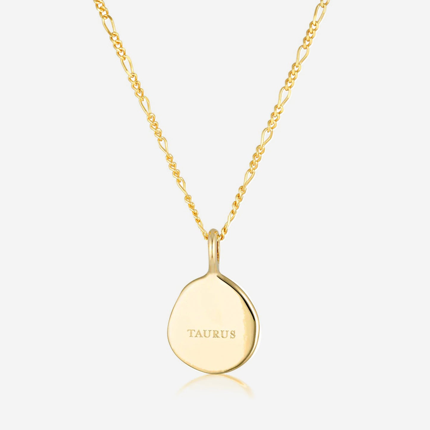 Load image into Gallery viewer, Linda Tahija - Zodiac Cable Necklace - Taurus - Gold Plated
