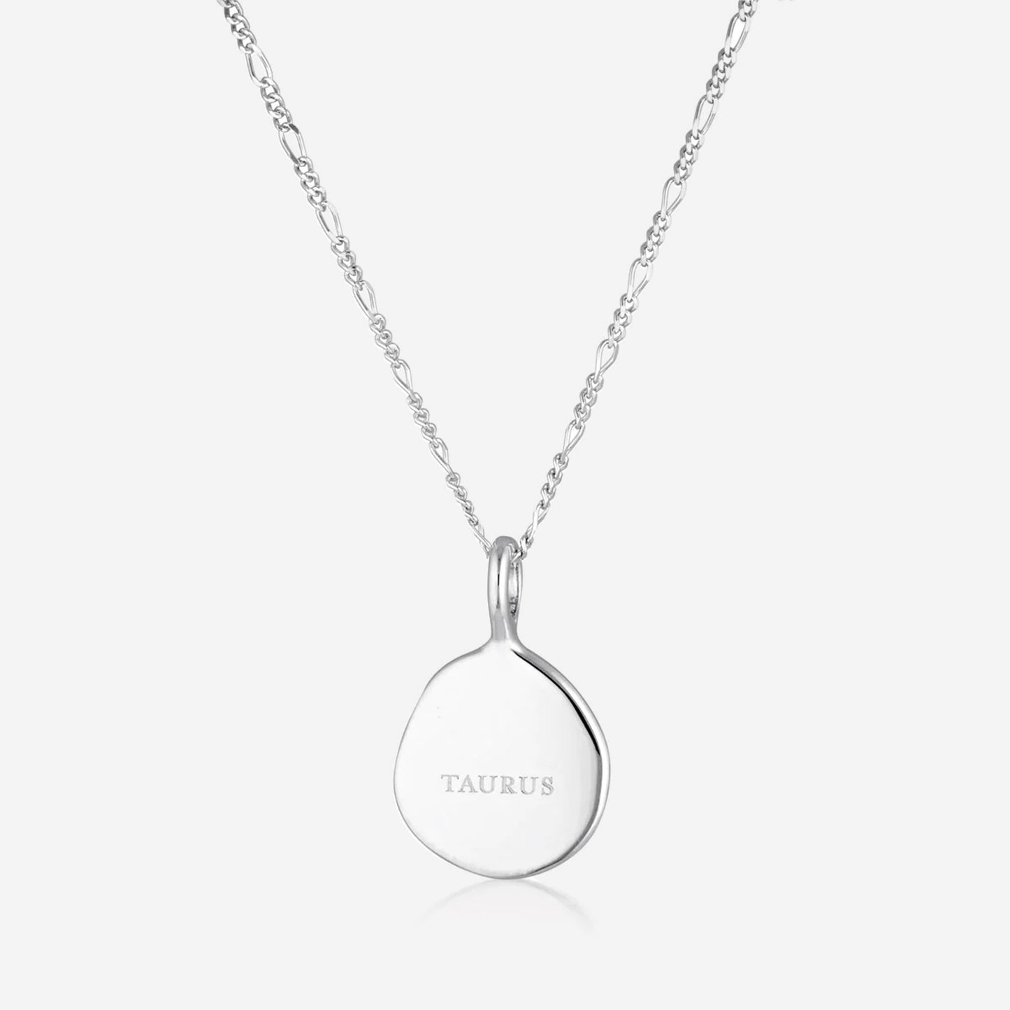 Linda Tahija - Zodiac Cable Necklace - Taurus - Sterling Silver