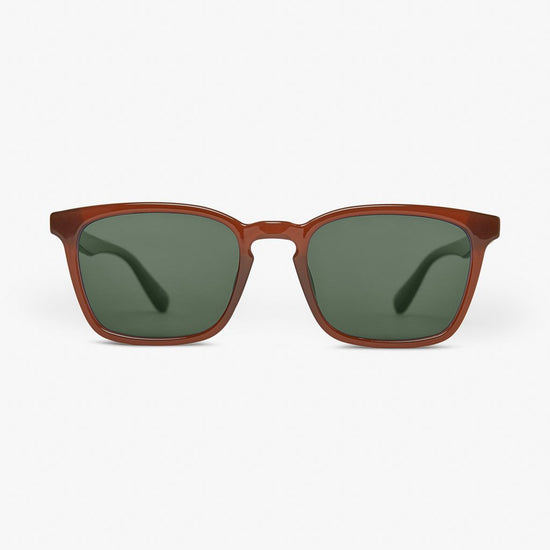 Local Supply - HKG - Caramel Frame w/ Green Lens