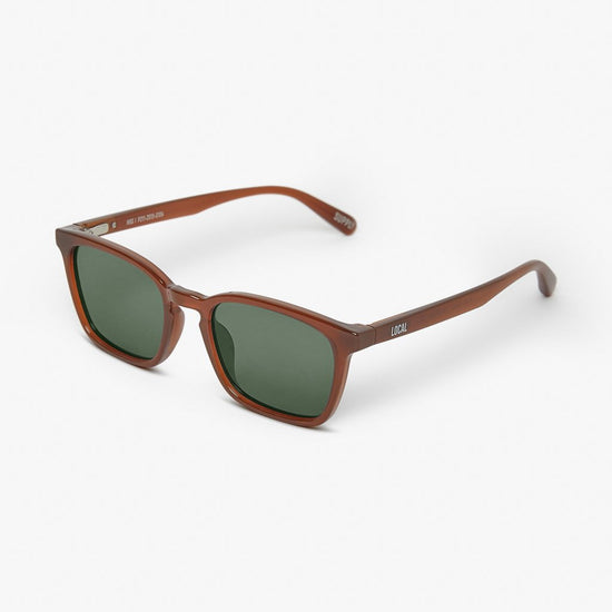 Local Supply - HKG - Caramel Frame w/ Green Lens