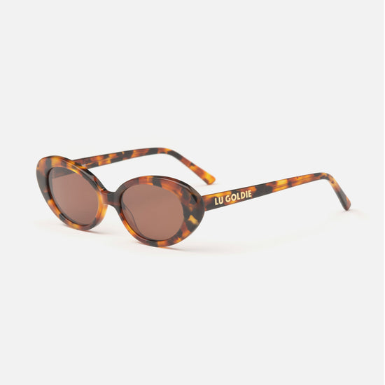 Lu Goldie - Jeanne Sunglasses - Tortoise