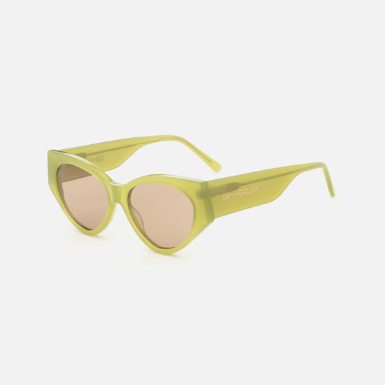 Lu Goldie - Milou Sunglasses - Leaf