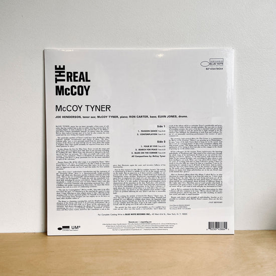 McCoy Tyner - The Real McCoy. LP [Blue Note Classic Vinyl Series 180 Gram Vinyl]