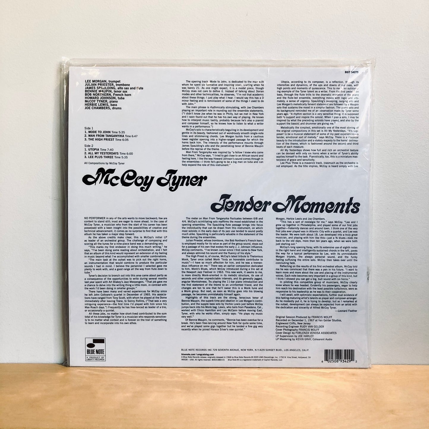McCoy Tyner - Tender Moments. LP [Tone Poet Series]