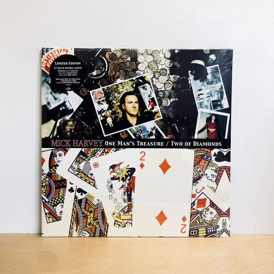 Mick Harvey - One Man's Treasure / Two Of Diamonds. 2LP [Lt Ed. Double Album on Gold & Red Vinyl]