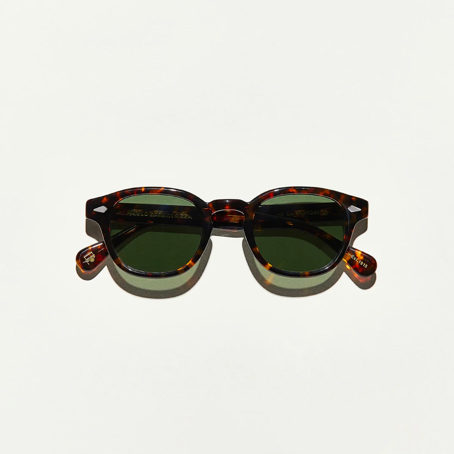 Moscot - Lemtosh Sunglasses in Tortoise 49 (Wide) - G15 Lens