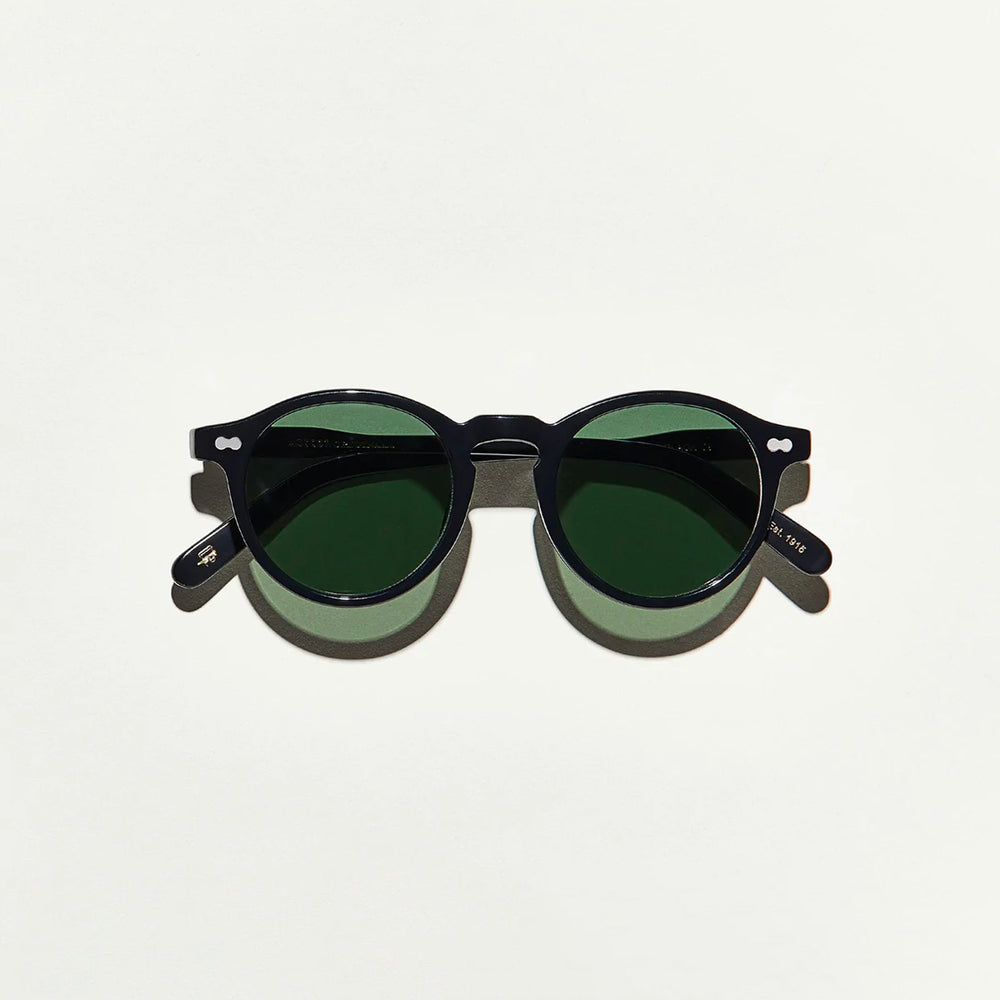 Moscot - Miltzen Sunglasses in Black 49 (Wide) - G15 Lens