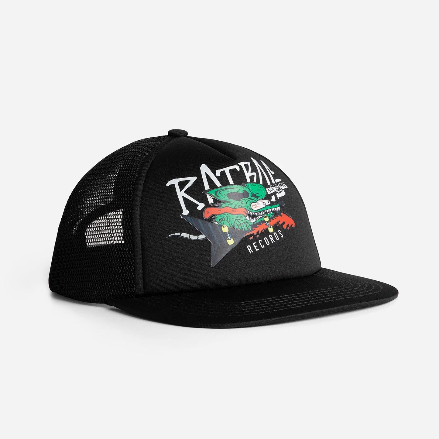 Load image into Gallery viewer, Mr Simple - Shred Rat Trucker - Black
