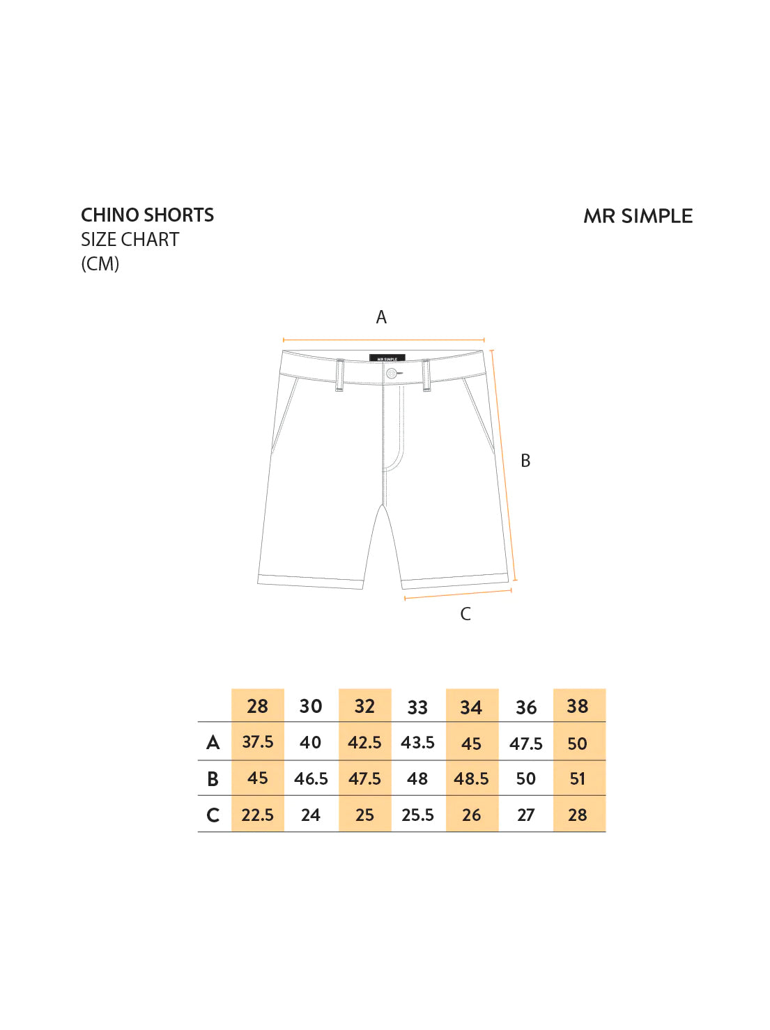 Mr Simple - Chino Short - Ink