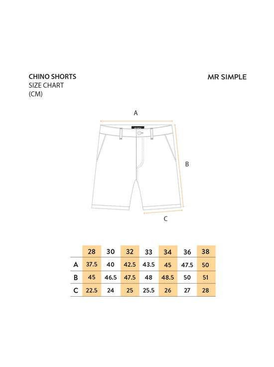 Mr Simple - Chino Short - Ink